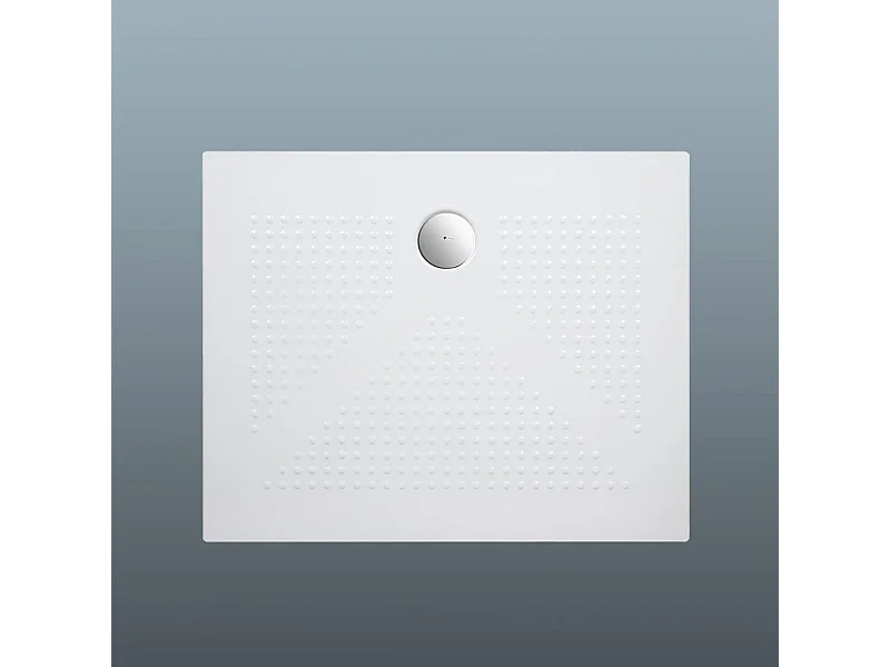 80X100 Plateau De Douche En Ceramique Blanche Fine 3 Cm | Delfino