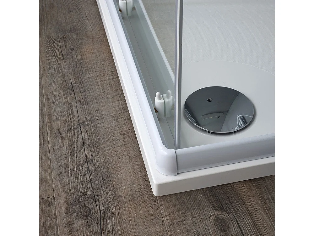 Cabine De Douche Avec Chassis Blanc 70X90 Cm | Venere