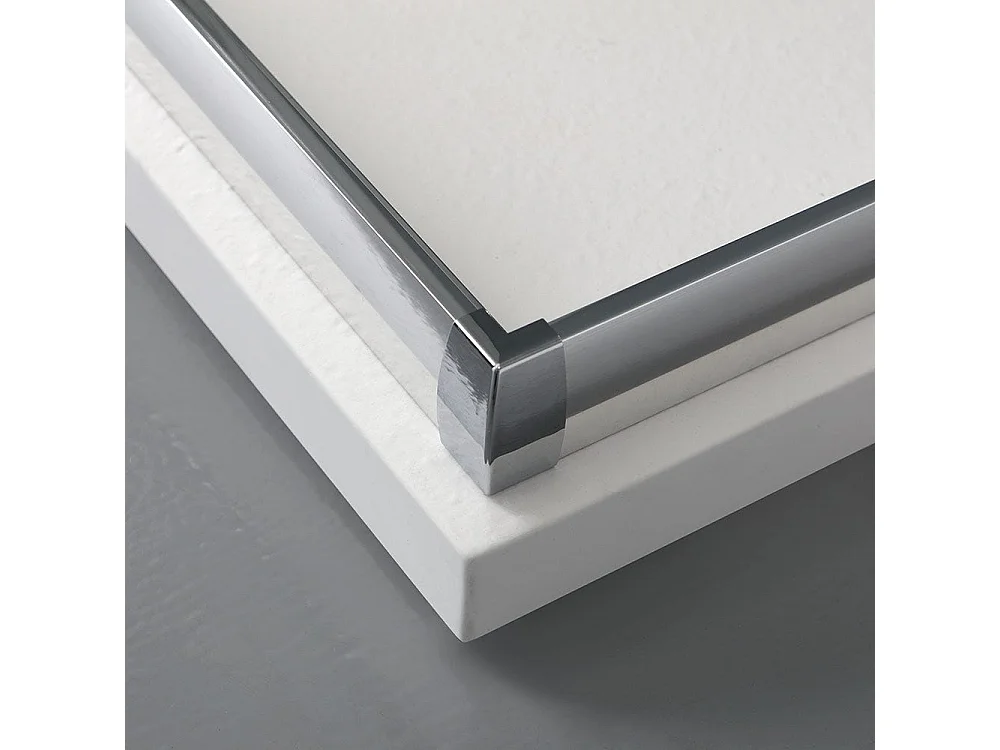 Porte De Douche 70X90 Cm Angulaire Verre Transparent | Giada