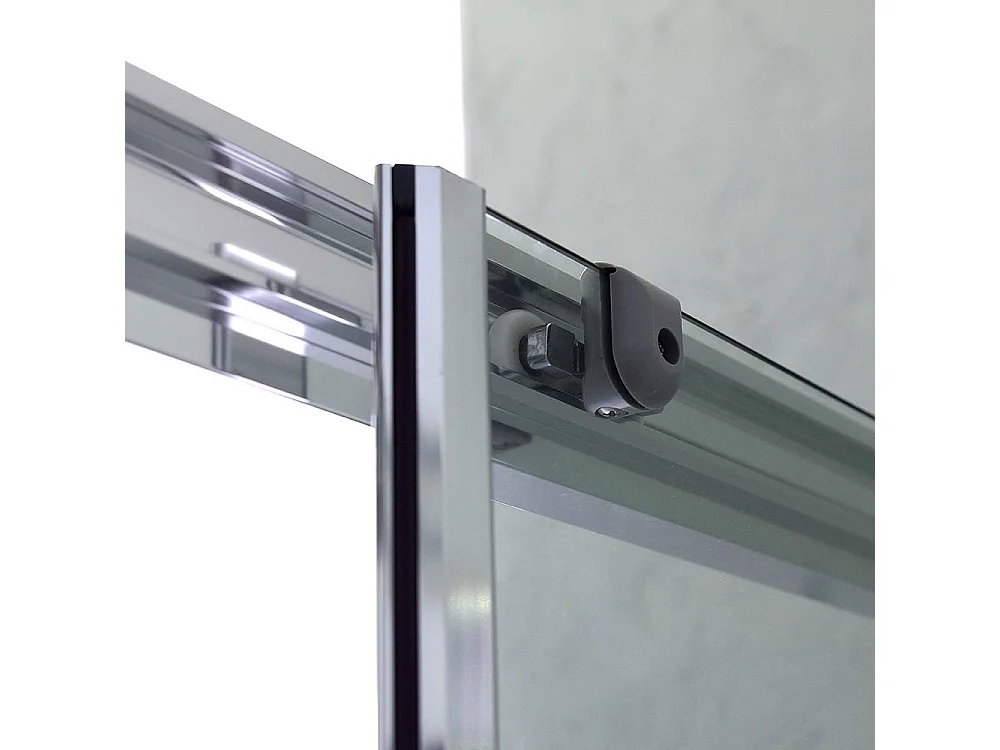 Cabine De Douche Angulaire 70X90 Reversibile Profilés Modernes Verre 6Mm | Fly