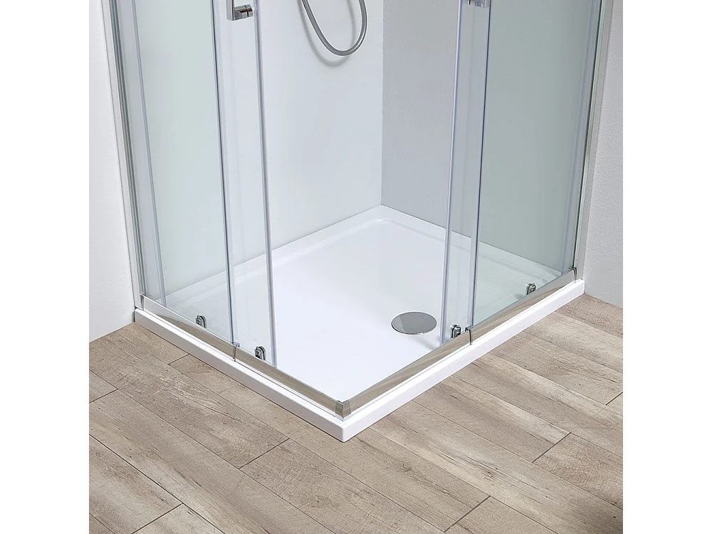Cabine De Douche Réglable Et Sur Mesure De 68 À 80 Cm En Verre 4 Mm | Leo
