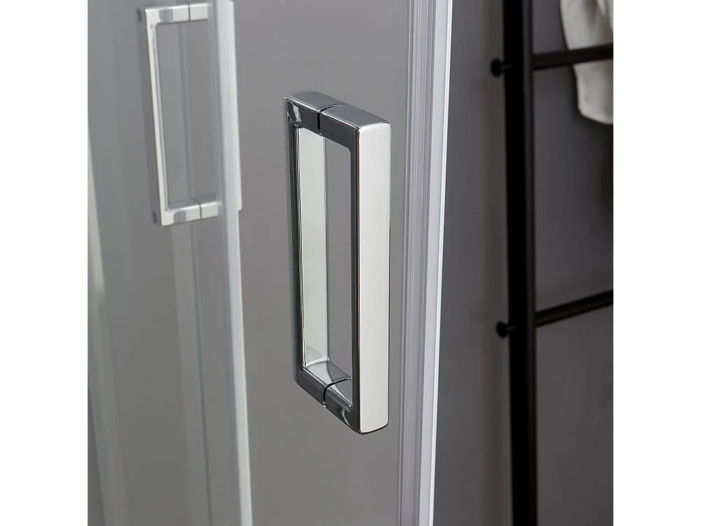 Cabine De Douche Economique Verre 4 Mm 70X90 Profil Chrome | Luna