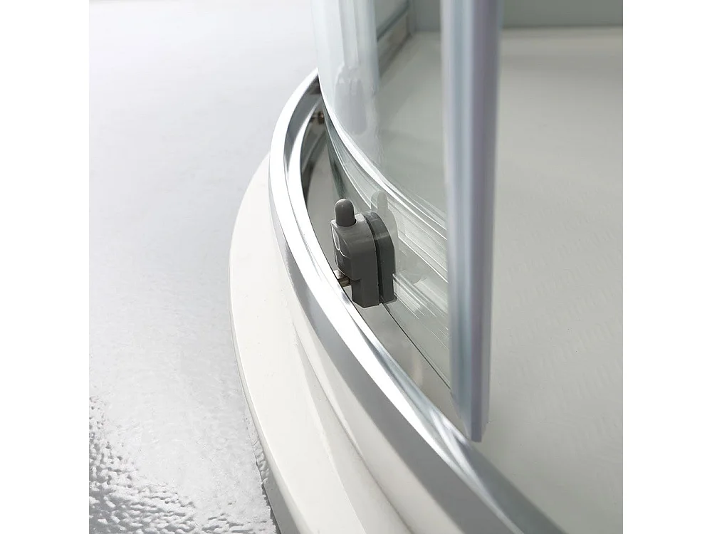 Cabine De Douche Angulaire 80X80 Verre Transparent | Giada