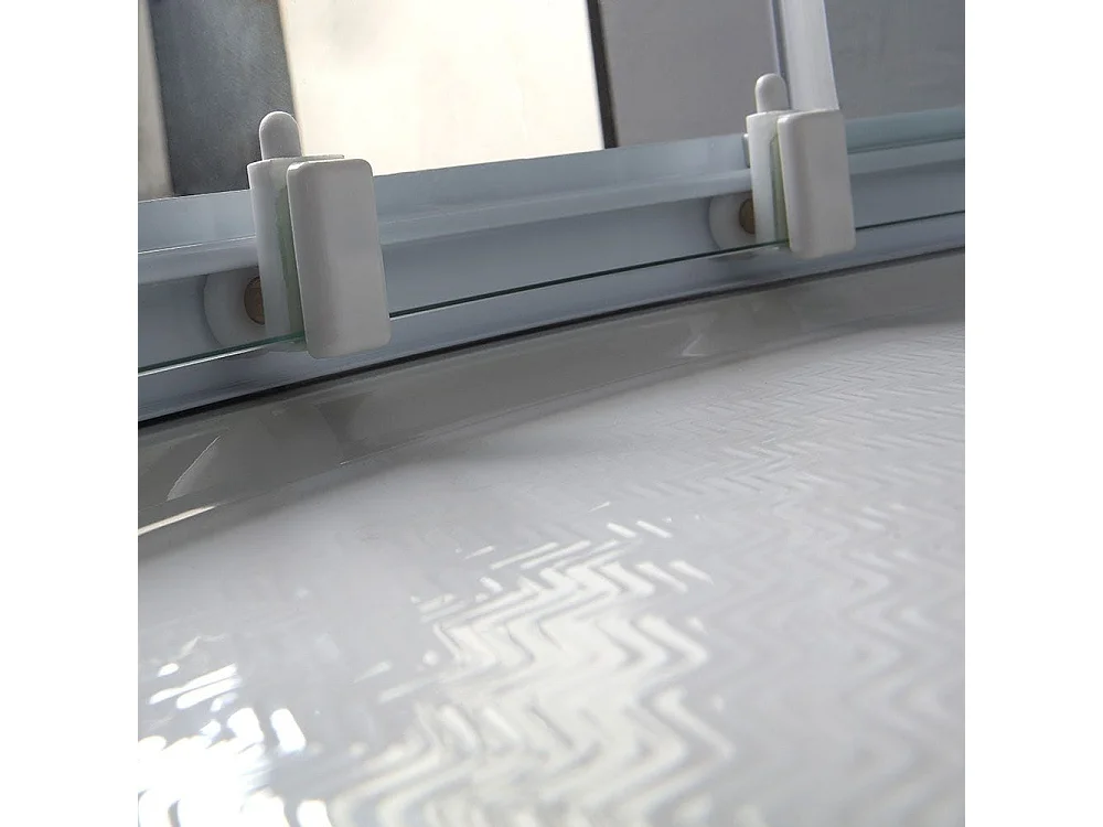 Cabine De Douche Angulaire Avec Profilés Blancs 80X80 Cm | Venere