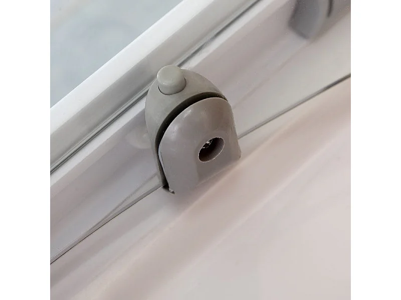 Cabine De Douche Angulaire Avec Profilés Blancs 80X80 Cm | Venere