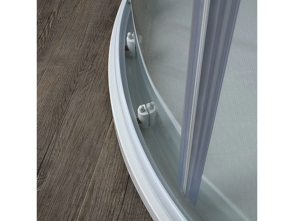 Cabine De Douche Angulaire Avec Profilés Blancs 80X80 Cm | Venere