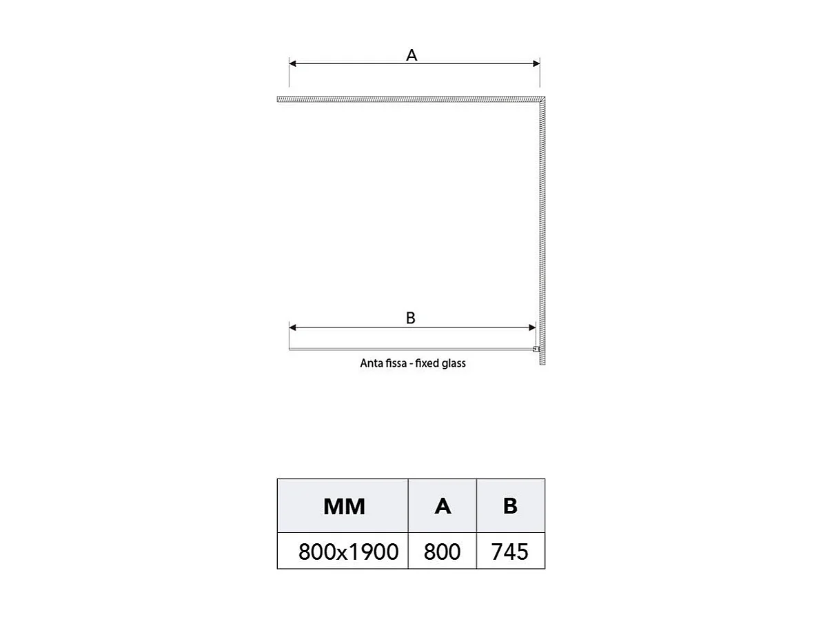 Cabine De Douche 130X80 Angulaire Transparente | Dream