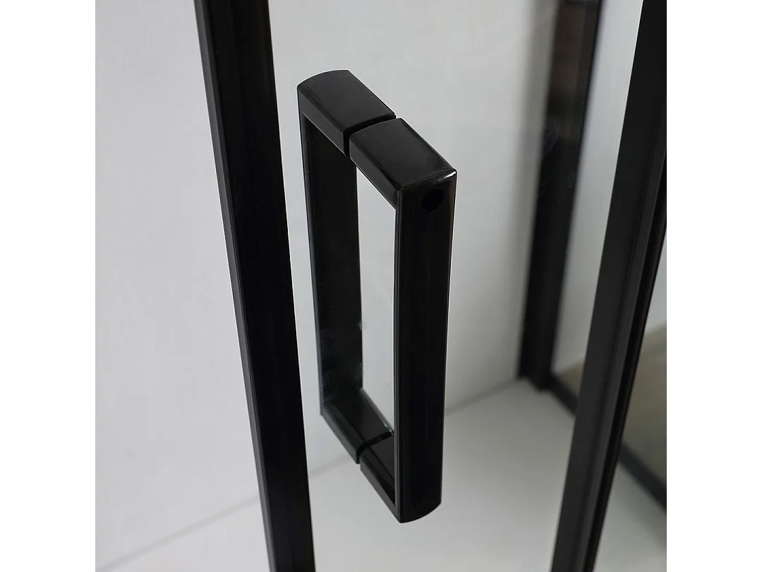 Porte De Douche Niche 100 Cm Porte Coulissante + Paroi Fixe 70 Cm | City