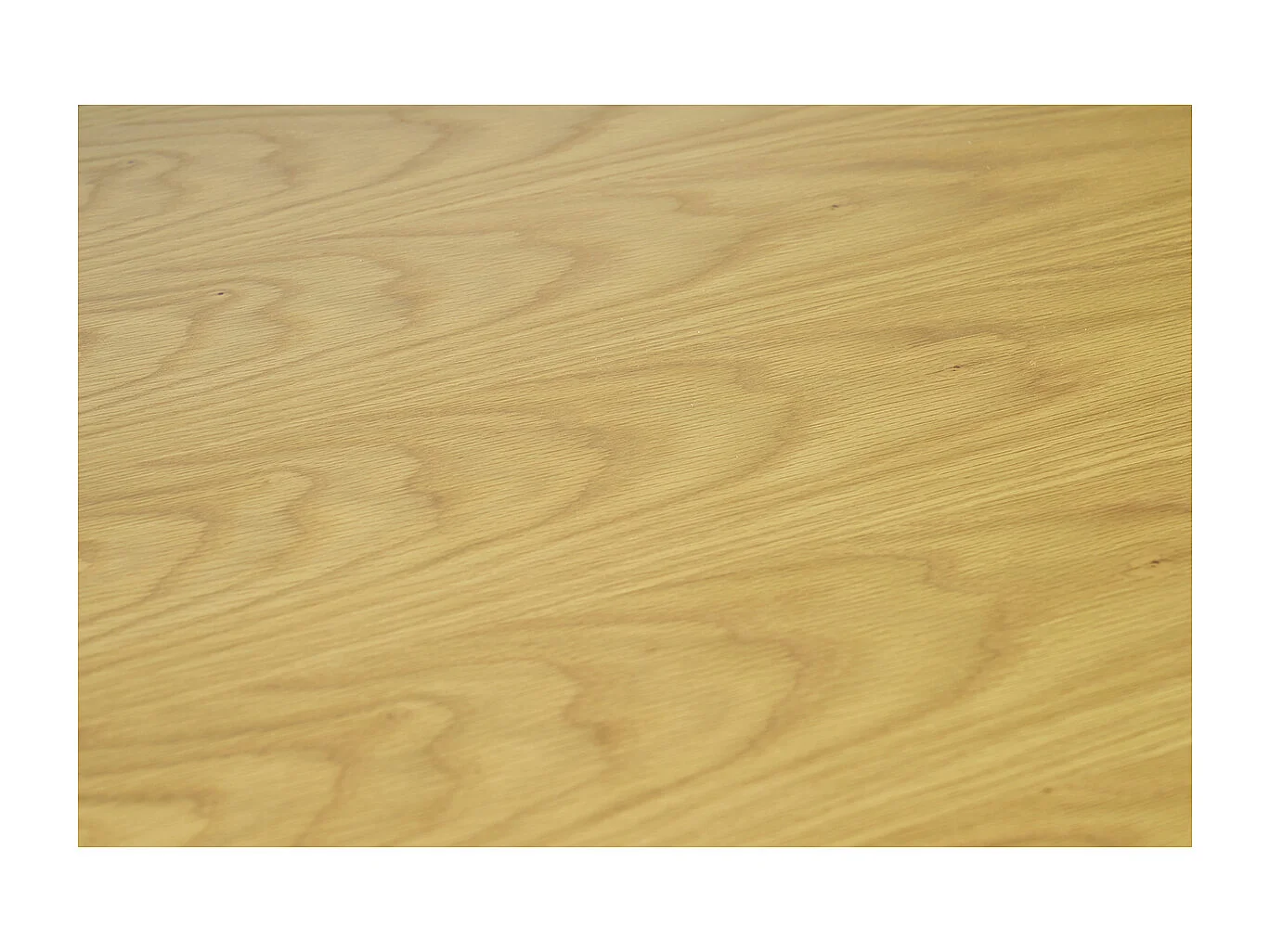 Table à manger carrée scandinave bois clair chêne L140 cm LEENA