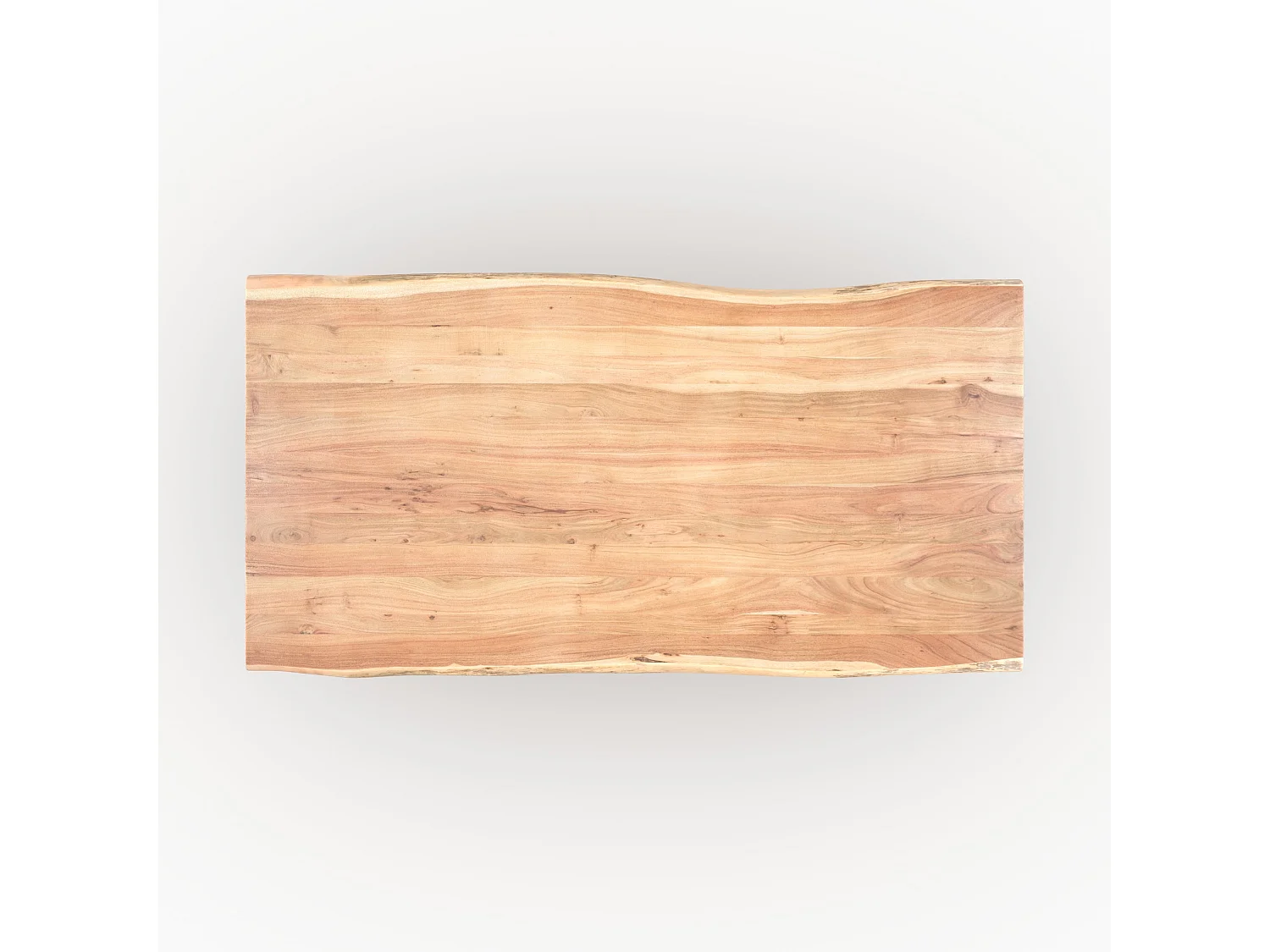 Table rectangulaire en bois massif d'acacia 6 places  - Gia