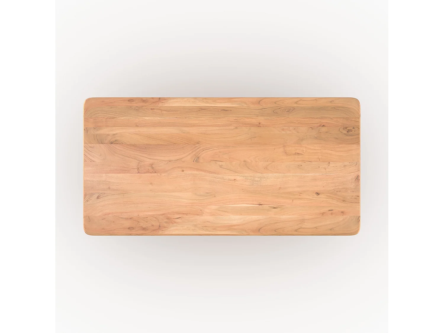 Table rectangulaire en bois massif d'acacia 6 places - June