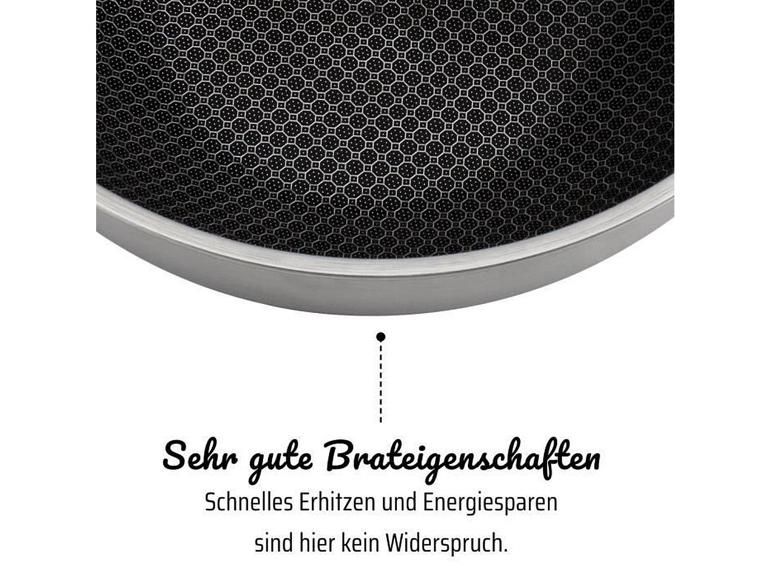 Wok profesional de 32 cm - Inducción - Acero inoxidable macizo