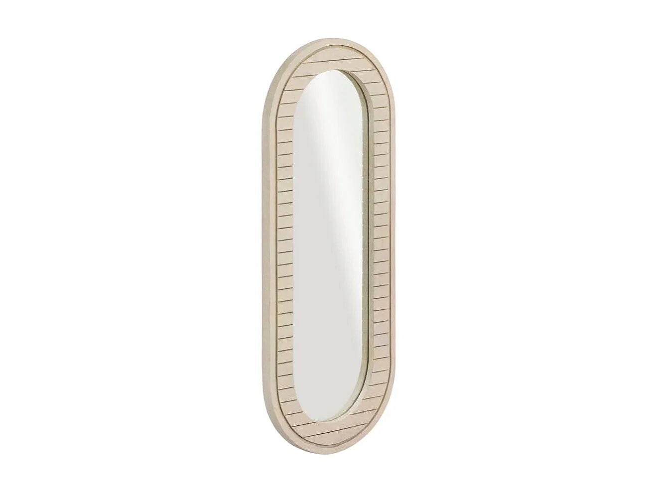 Miroir en bois de manguier Yoni