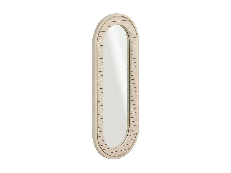Miroir en bois de manguier Yoni