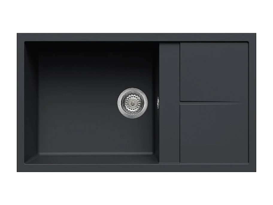 Elleci Unico 410 Lavello montato su piano Rettangolare Granitek