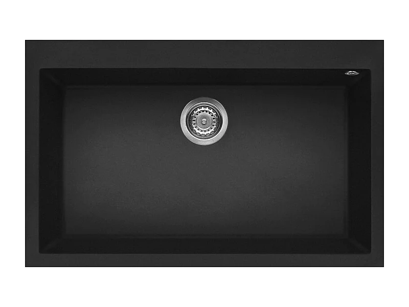 Elleci Quadra 130 Lavello montato su piano Rettangolare Granitek