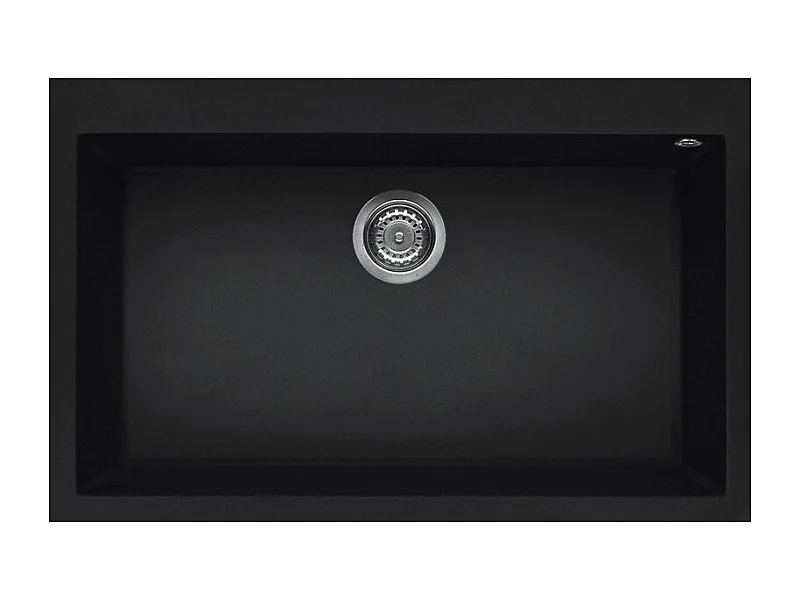 Elleci Quadra 130 Lavello montato su piano Rettangolare Keratek plus