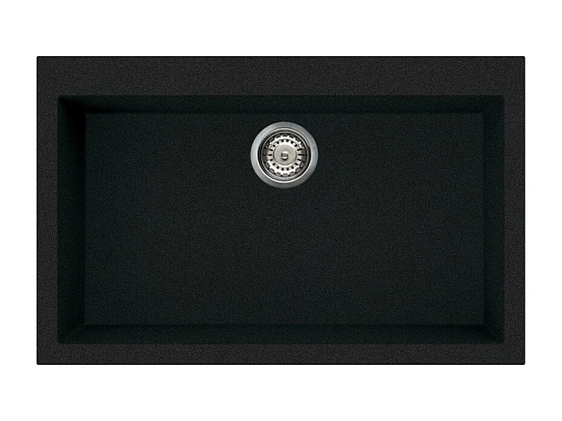 Elleci Quadra 130 G59 Lavello montato su piano Rettangolare Granitek