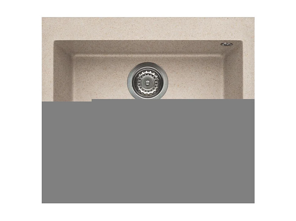 Elleci Quadra 105 Lavello montato su piano Rettangolare Granitek