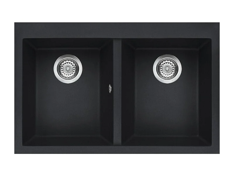 Elleci Quadra 350 Lavello montato su piano Rettangolare Granitek