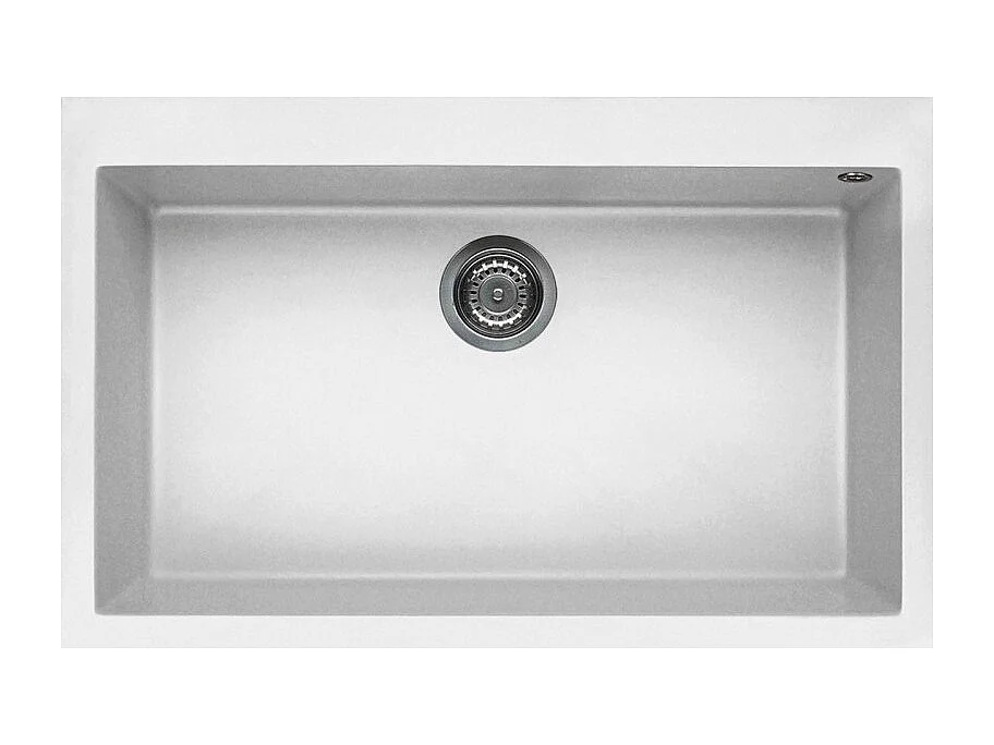 Elleci Quadra 130 G68 Lavello montato su piano Rettangolare Granitek