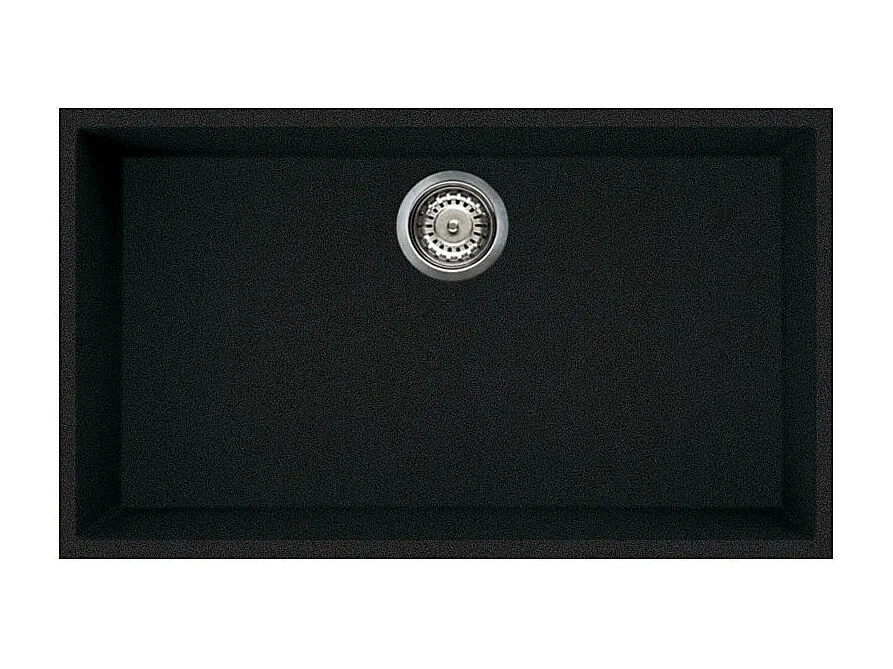 Elleci Quadra 130 G59 Lavello montato su piano Rettangolare Granitek