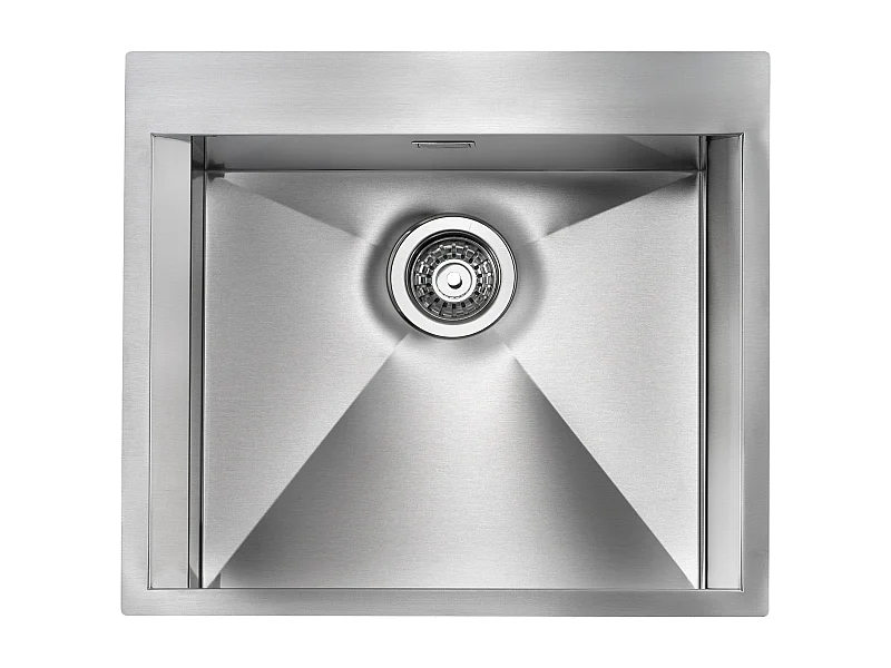 Lavello FOCUS MIX 3"  1 vasca ACCIAIO INOX INCASSO SLIM 57X50 prof. 19