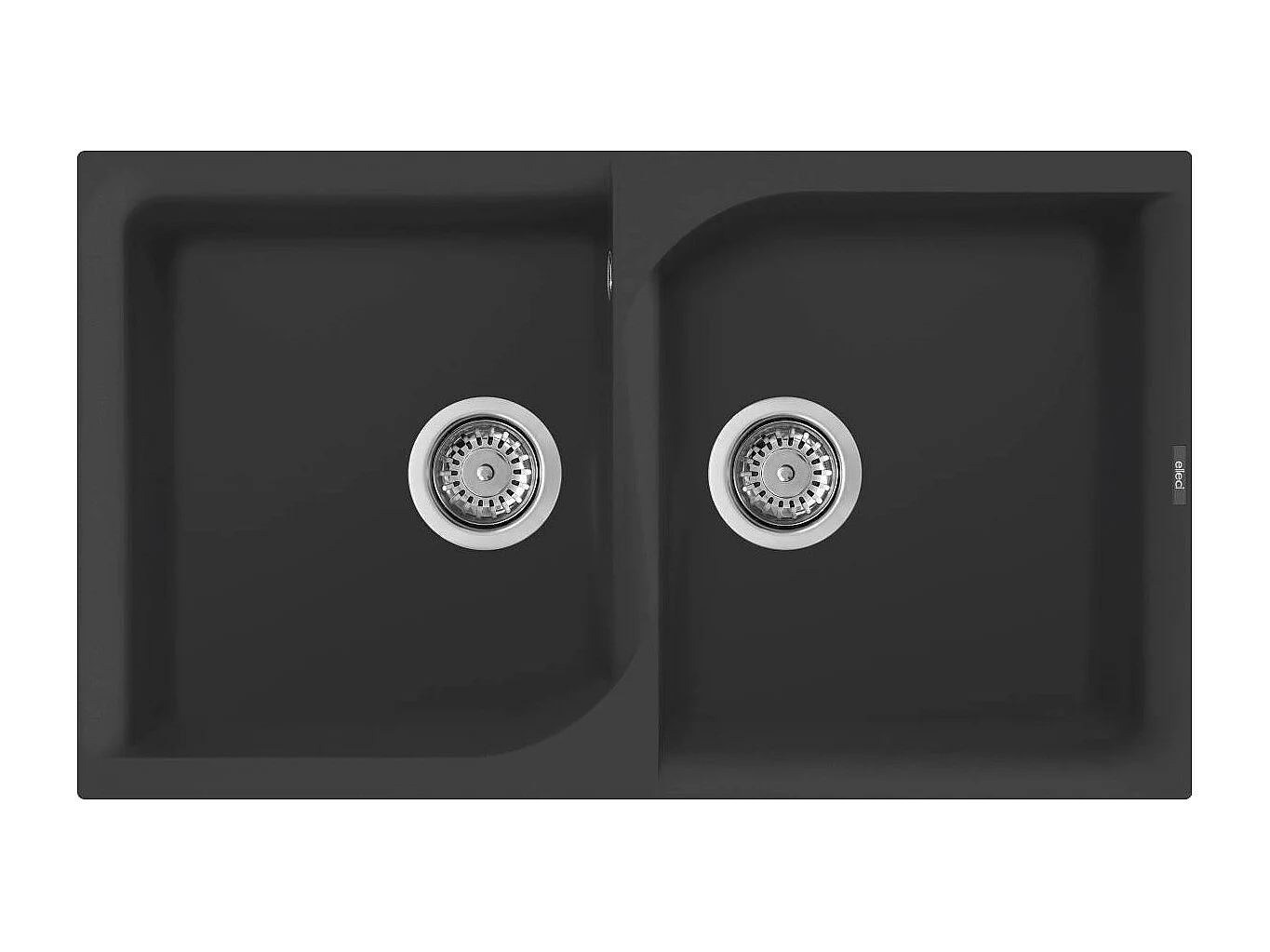 Elleci Ego 450 Lavello montato su piano Rettangolare Granitek