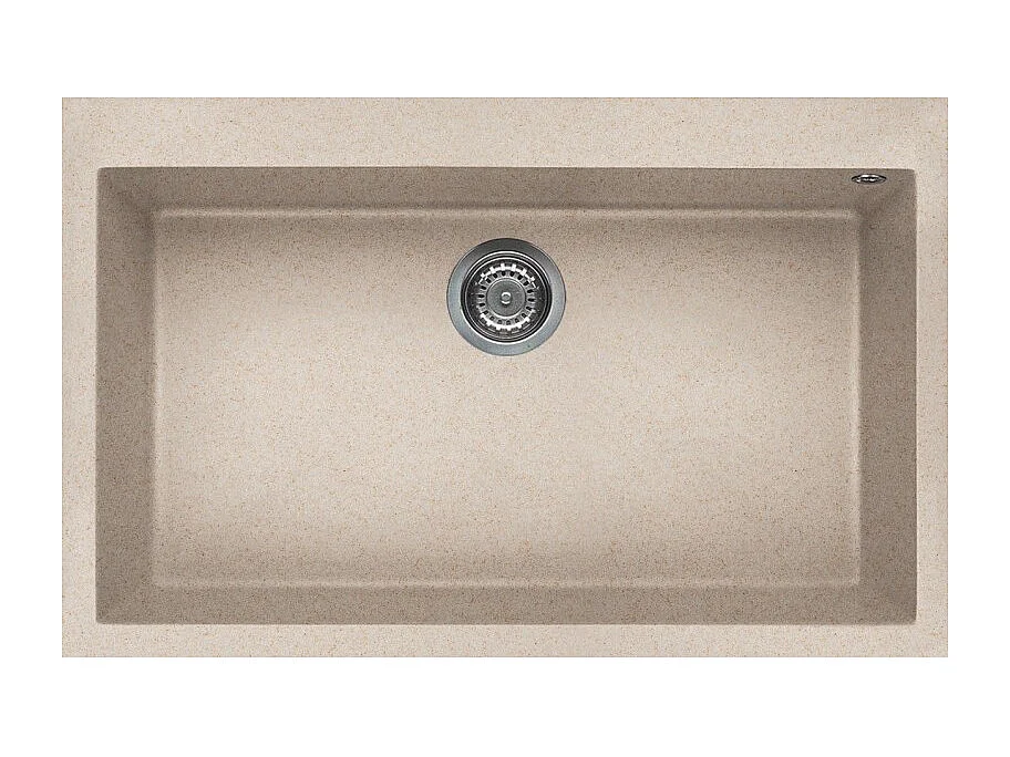 Elleci Quadra 130 51 Lavello montato su piano Rettangolare Granitek