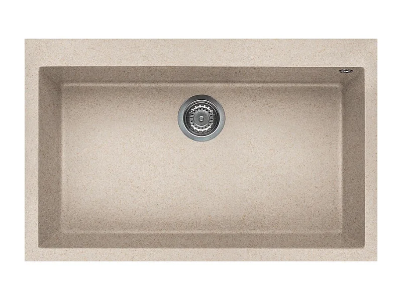 Elleci Quadra 130 51 Lavello montato su piano Rettangolare Granitek