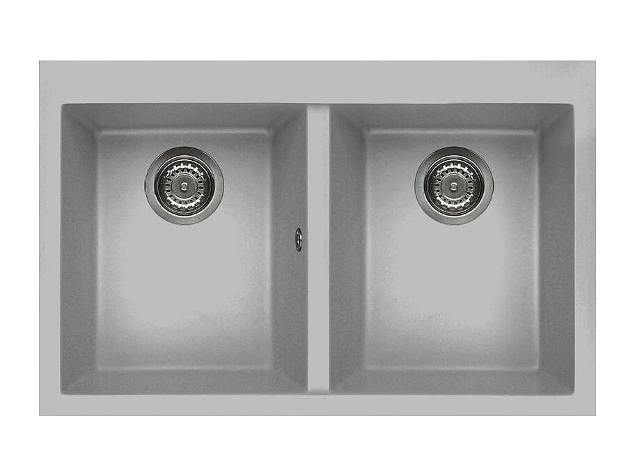 Elleci Quadra 350 M79 Lavello montato su piano Rettangolare Metaltek