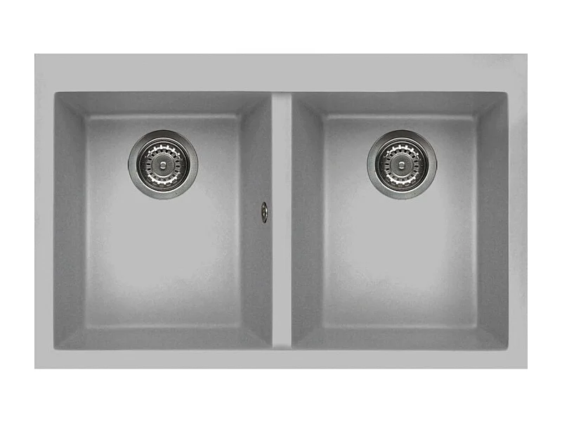 Elleci Quadra 350 M79 Lavello montato su piano Rettangolare Metaltek