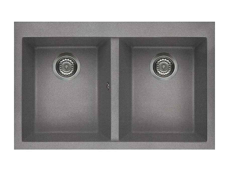 Elleci Quadra 350 G48 Lavello montato su piano Rettangolare Granitek