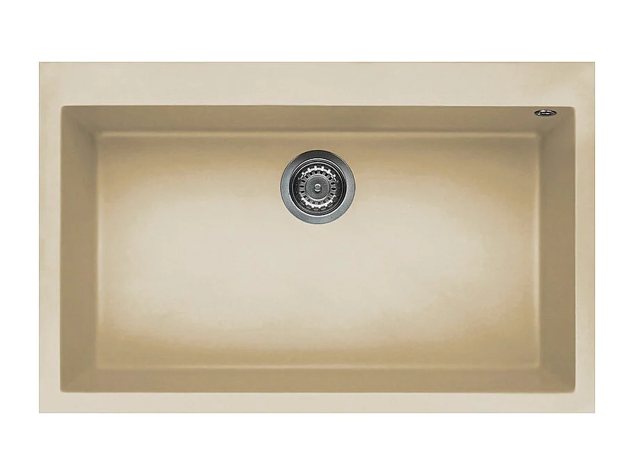 Elleci Quadra 130 Lavello montato su piano Rettangolare Keratek plus