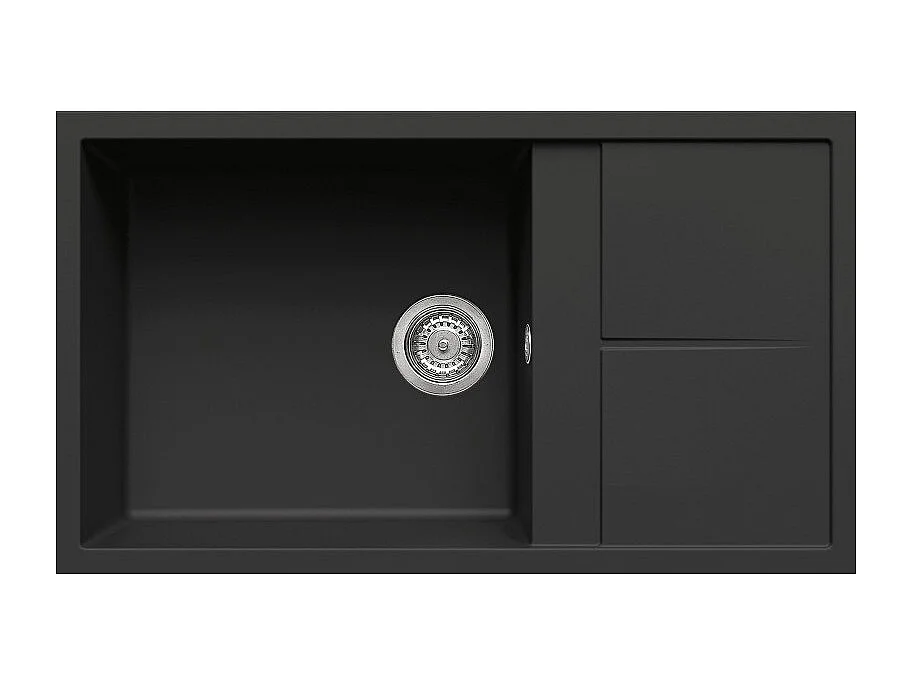 Elleci Unico 410 Lavello montato su piano Rettangolare Granitek