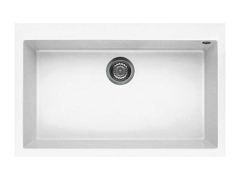 Elleci Quadra 130 Lavello montato su piano Rettangolare Keratek plus