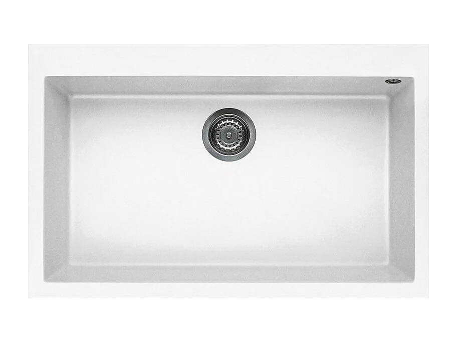 Elleci Quadra 130 Lavello montato su piano Rettangolare Keratek plus