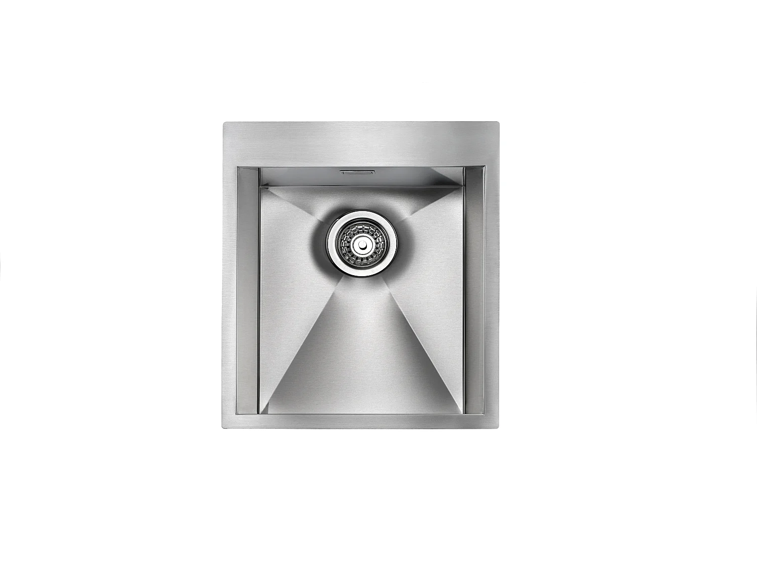 Lavello FOCUS MIX 3"  1 vasca ACCIAIO INOX INCASSO SLIM 45X50 PROF. 19