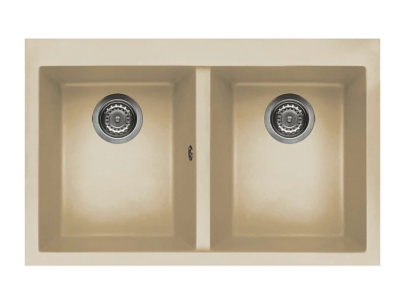 Elleci Quadra 350 Lavello montato su piano Rettangolare Keratek plus