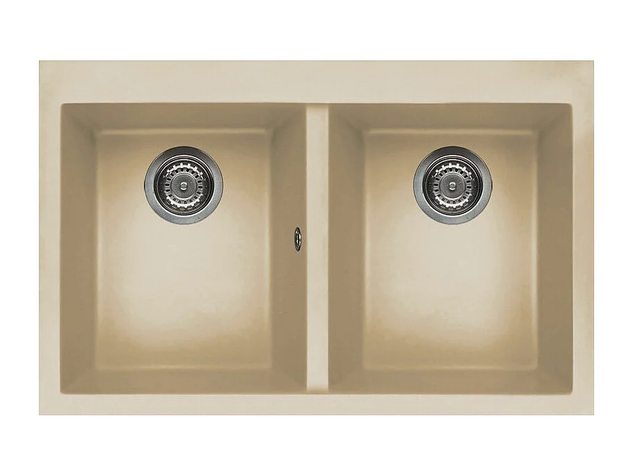 Elleci Quadra 350 Lavello montato su piano Rettangolare Keratek plus