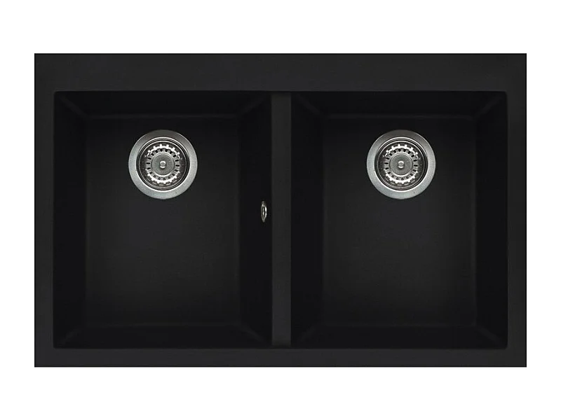 Elleci Quadra 350 Lavello montato su piano Rettangolare Keratek plus