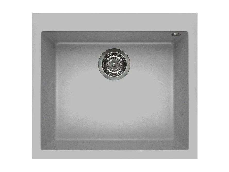 Elleci Quadra 105 Lavello montato su piano Rettangolare Metaltek