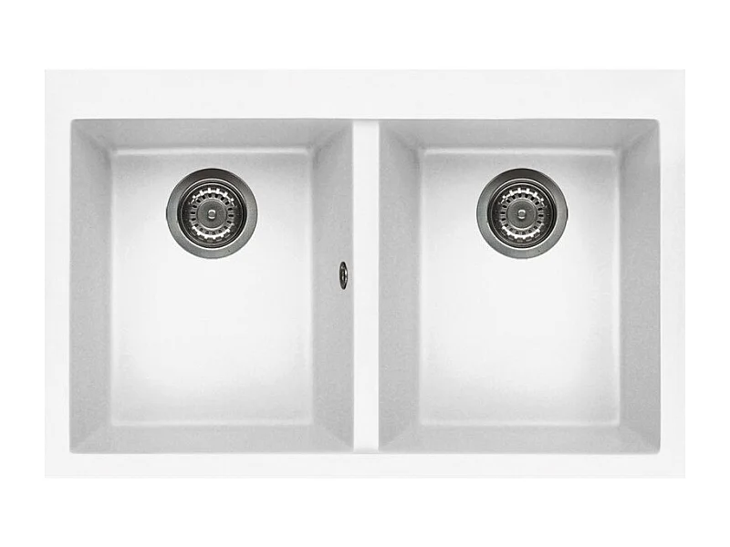 Elleci Quadra 350 Lavello montato su piano Rettangolare Keratek plus