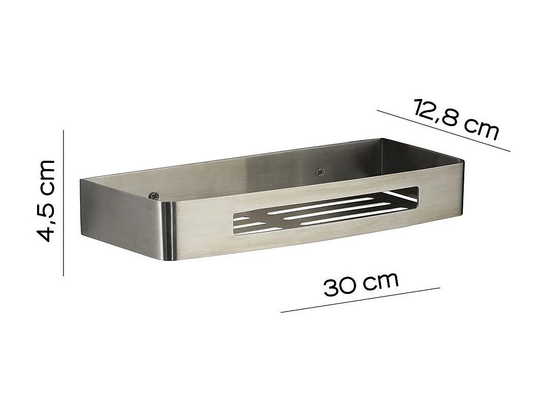Porte-Objets  Rectangulaire Pour Douche En Acier  | Tasso