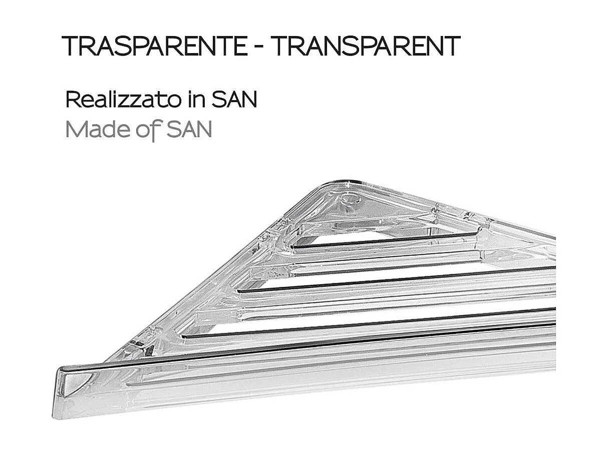 Support D'angle De Douche Finition Chromée