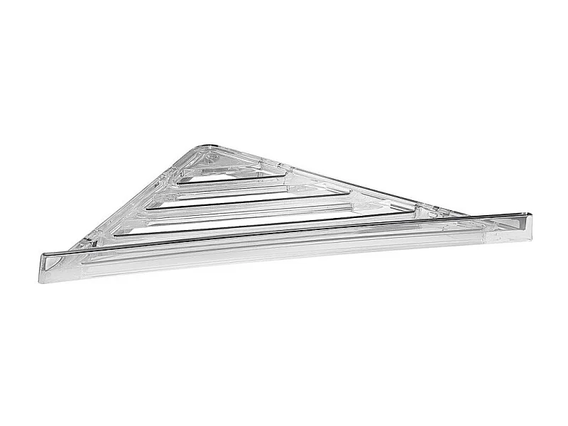 Support D'angle De Douche Finition Chromée