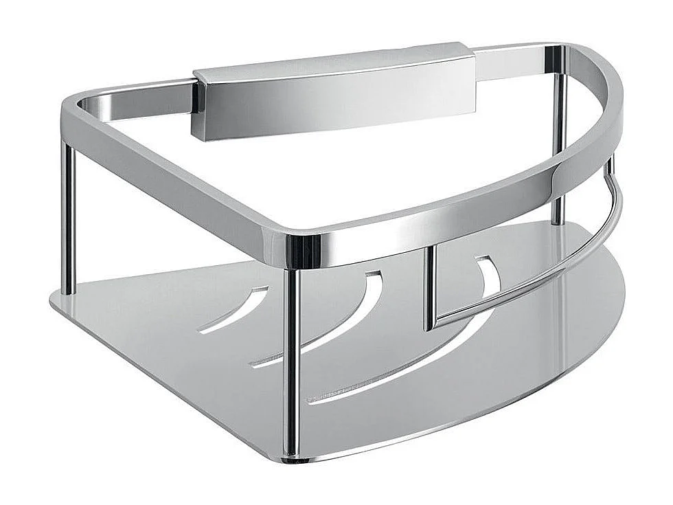 Porte-Savon D'angle Pour Douche En Acier Chromé
