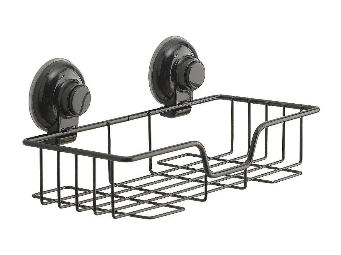 Porte-Objets Rectangulaire  En Métal Noir Mat | Menta