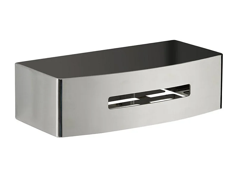 Porte Objets De Douche Rectangulaire Chromé  | Peonia