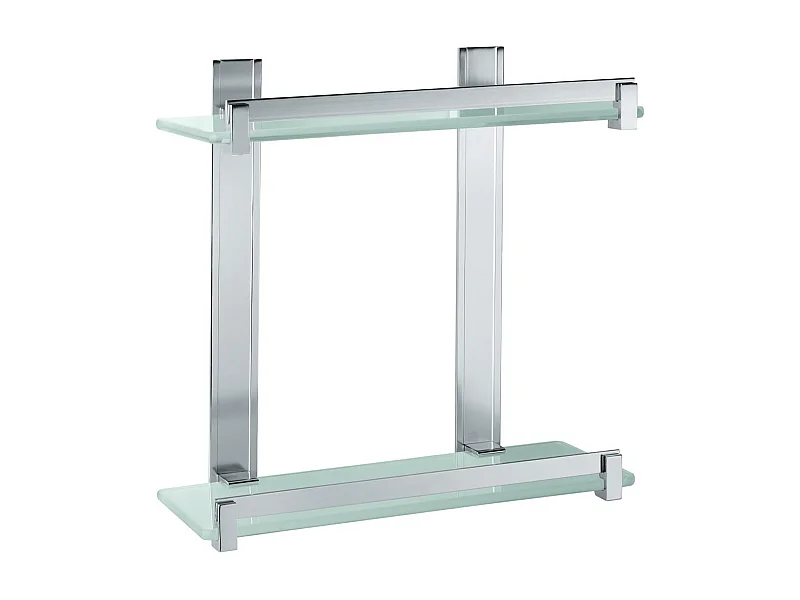 Porte Objets Rectangulaire Double Pour Douche | Calatea